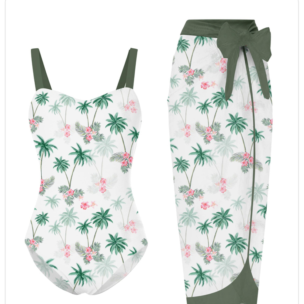 Girls 2 Piece Bathing Suit Size 7 Swimwear Sets